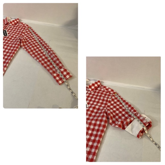 INTERNATIONAL LAUNDRY Button Down Plaid Shirt, Linen-Cotton, Sz. L/NWT - Picture 11 of 17